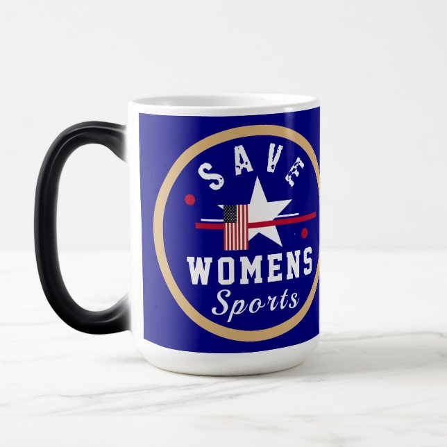 Save Womens Sports Magic Mug (Left)