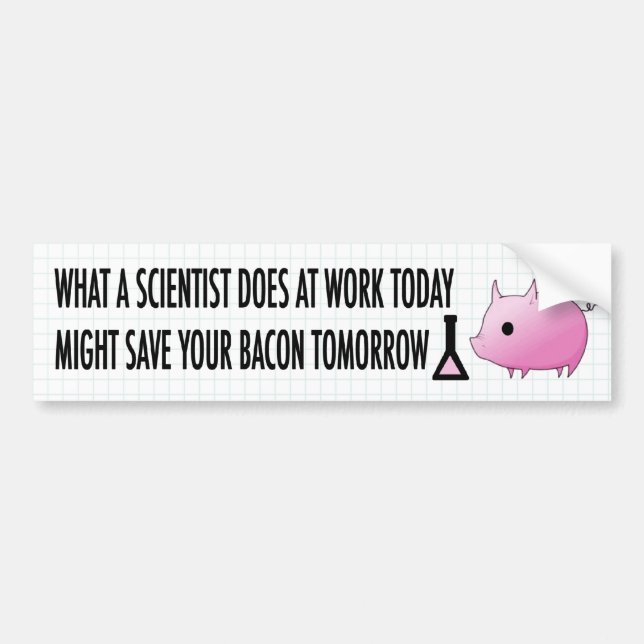 Save your Bacon Bumper Sticker (Front)