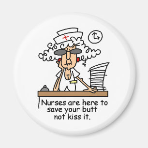 Save your butt! magnet