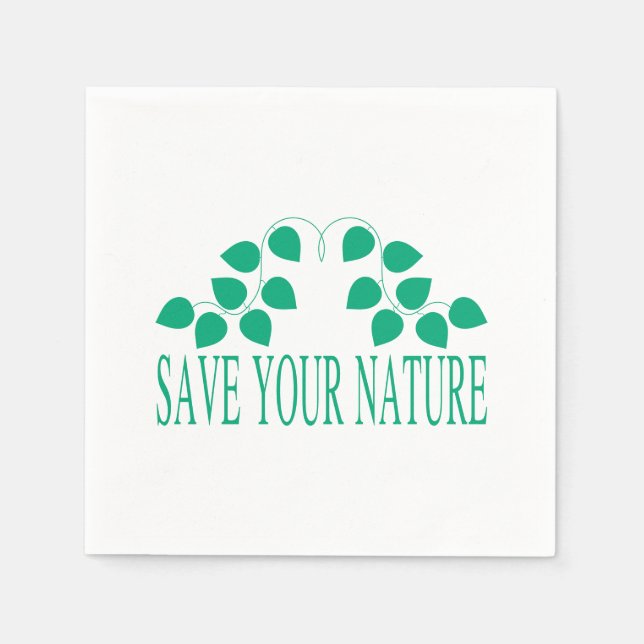 Save Your Nature Napkins (Front)