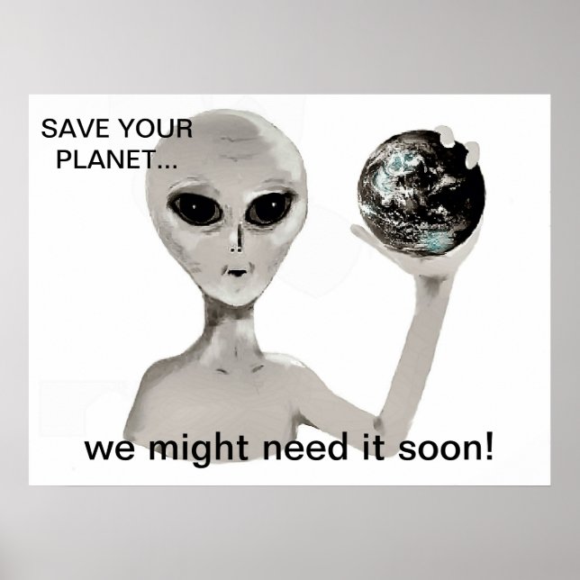 Save Your Planet Poster (Front)