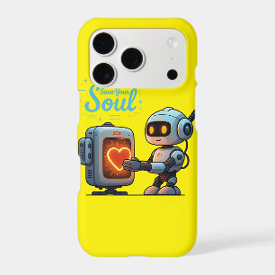 Save Your Soul Cute Robot Holding Heart – Futurist