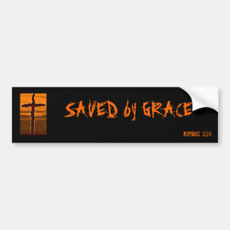 SAVED by GRACE Bumper Sticker