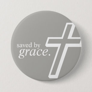 Saved by Grace. ✞   Button