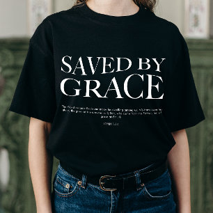 Saved By Grace    Christian Aesthetic Apparel T-Shirt