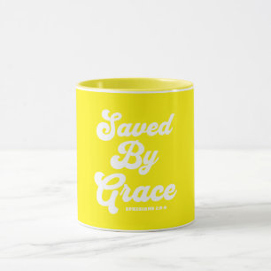 Saved By Grace Ephesians 2:8-9 Mug