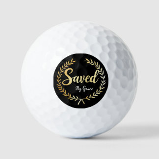 Saved by Grace Golf Balls – Gift for Faithful Dad