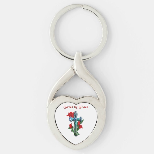 Saved by Grace Key Ring (Front)