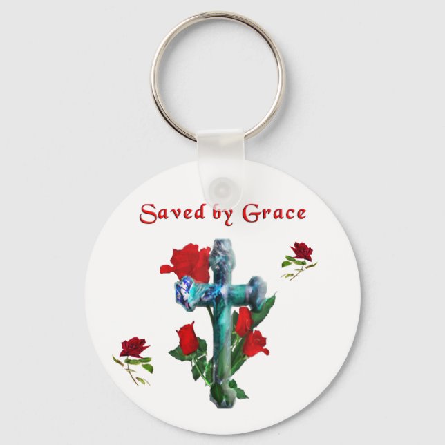 Saved By Grace Key Ring (Front)