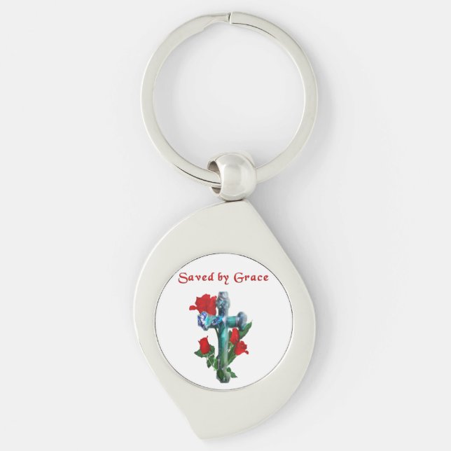 Saved by grace key ring (Front)