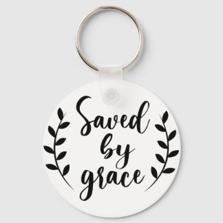 Saved By Grace Keychain