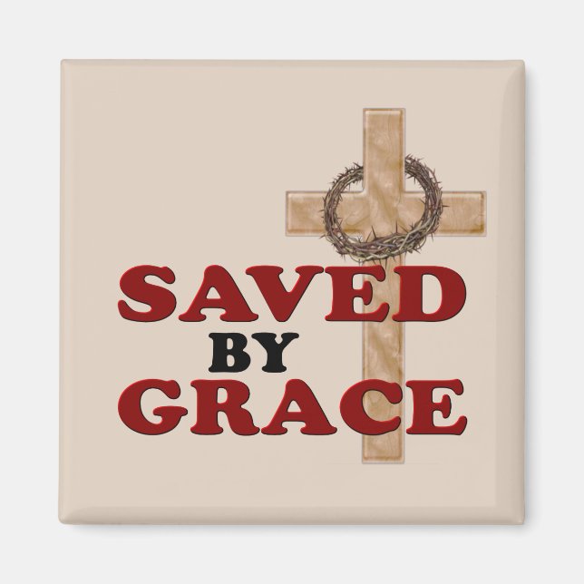 SAVED BY GRACE MAGNET (Front)