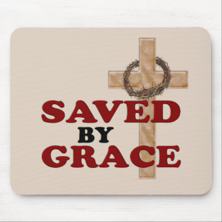 SAVED BY GRACE MOUSE PAD