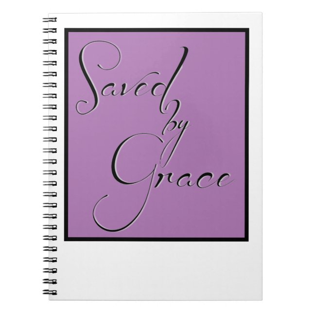 Saved by Grace notebook (Front)