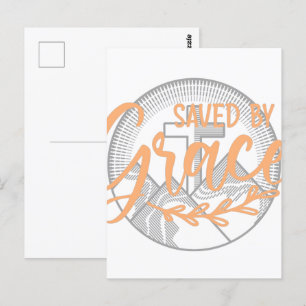 SAVED BY GRACE POSTCARD