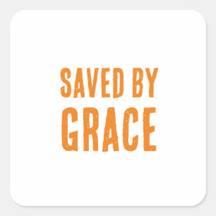 Saved by Grace stickers