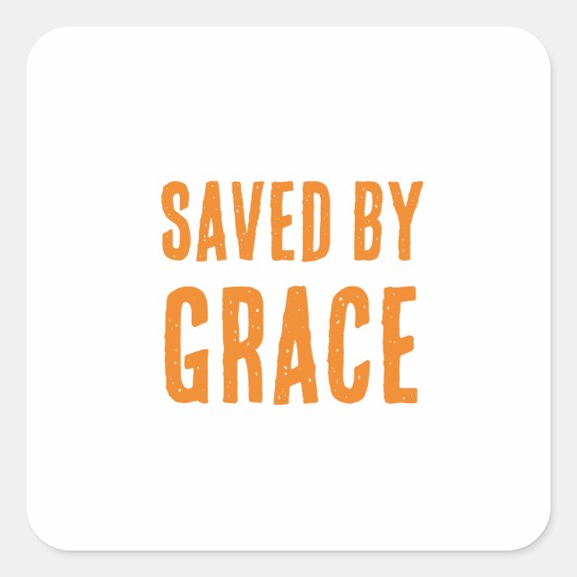 Saved by Grace stickers (Front)