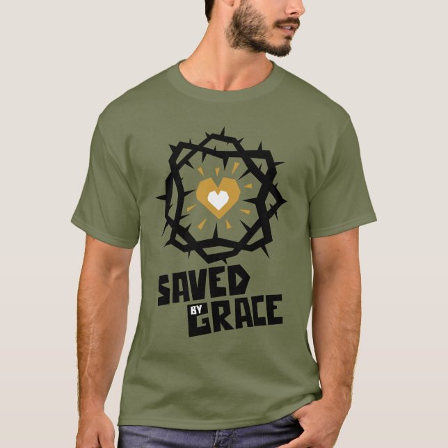 Saved by Grace T-Shirt (Front)