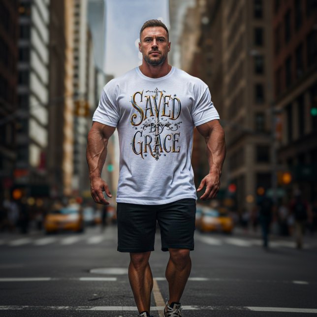 Saved By Grace T-Shirt (Creator Uploaded)
