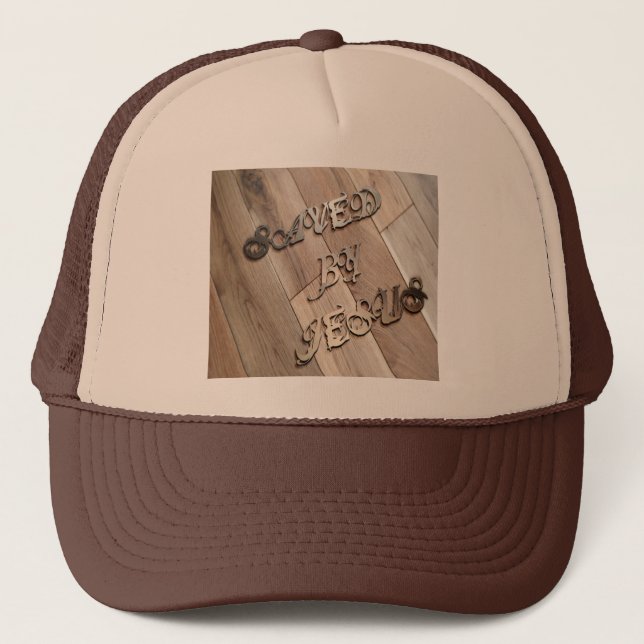Saved By Jesus 2 Trucker Hat (Front)