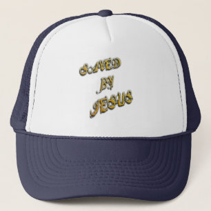 Saved By Jesus 5 Trucker Hat