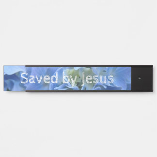 Saved by Jesus Door Desk Sign Christians