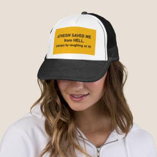 Saved laugh trucker hat