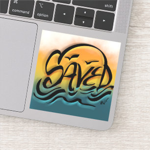 Saved Sunset Urban Street Lettering Brush