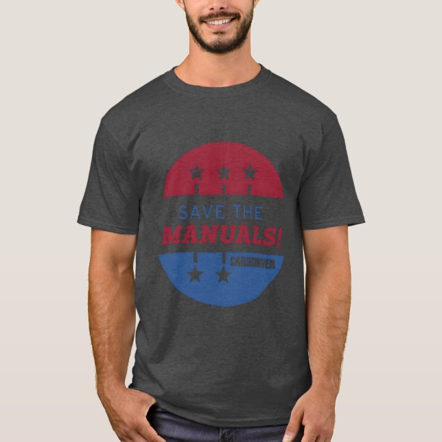 Savehe Manuals Carhrottle family friends T-Shirt (Front)