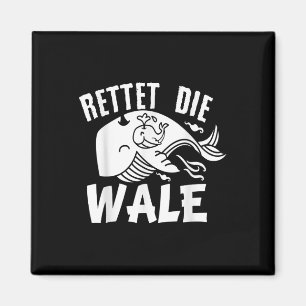Saves The Whales Animal Protection Demonstration E Magnet