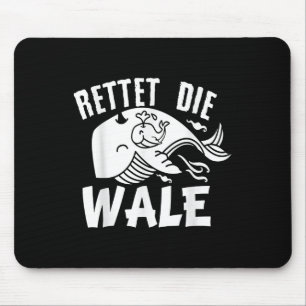 Saves The Whales Animal Protection Demonstration E Mouse Pad