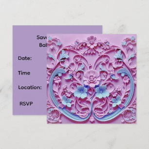 Savethe Date Card for Baby Shower