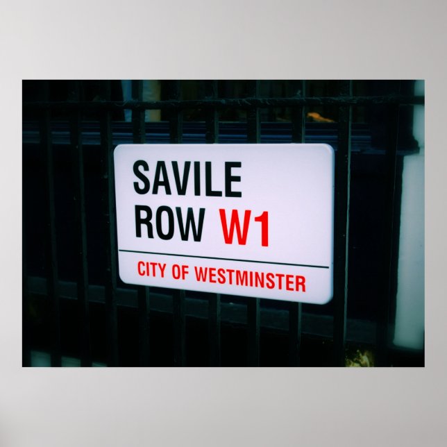 Savile Row - London - Poster (Front)