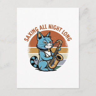 Saving All Night Long - For Saxophone players Enclosure Card