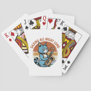 Saving All Night Long - For Saxophone players Playing Cards