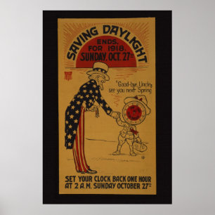 Saving Daylight 36 x 24 Poster