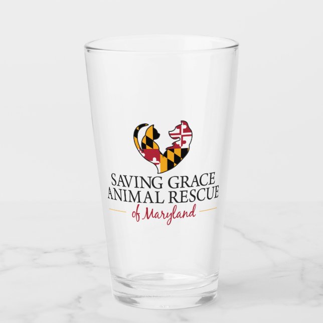 Saving Grace Drinking Glass (Front)
