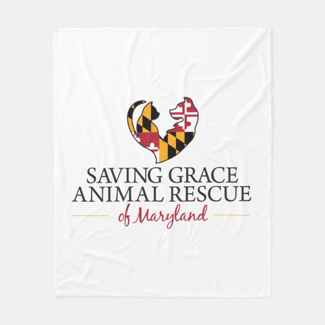 Saving Grace Fleece Throw Blanket (Front)