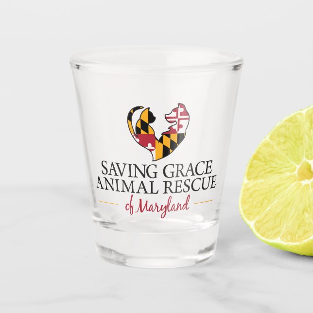 Saving Grace Shot Glass (Front)