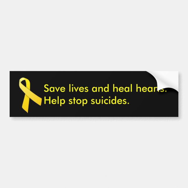Saving Lives and Healing Hearts Bumper Sticker (Front)