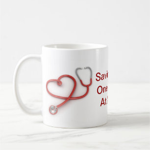 Saving Lives Nurse Mug