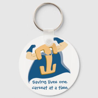 Saving lives one carseat at a time key ring