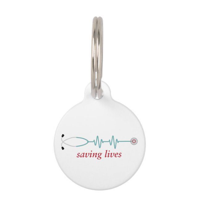 Saving Lives Pet Tag (Front)