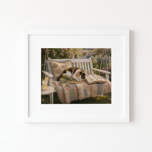 Saving My Place Watercolor Art Print