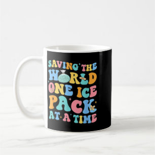 Saving The World One Ice Pack At Time School Nurse Coffee Mug