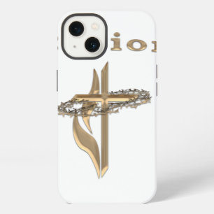 Saviour Christian cross iPhone Case