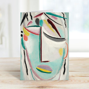 Saviour's Head, Martyr von Jawlensky Card