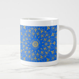 Savon de la Reine Soap Label Large Coffee Mug