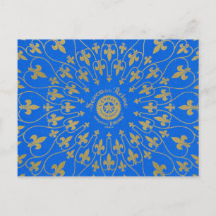 Savon de la Reine Soap Label Postcard