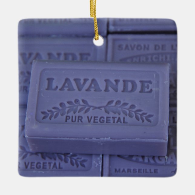 Savon de Provence Ceramic Ornament (Front)